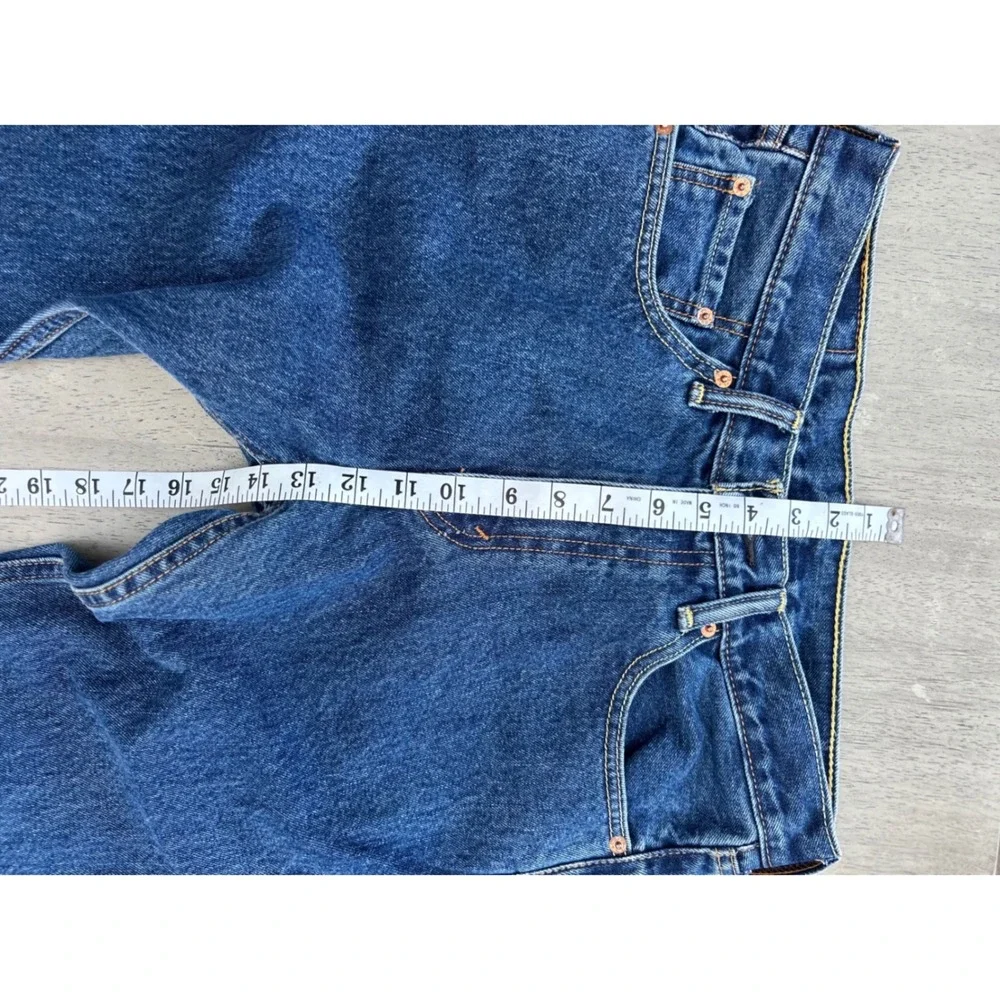 Levis 505 Regular Fit Straight Leg Jeans Mens 30x32 Medium Dark Wash 00505-4886